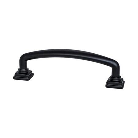 Berenson 96 mm Tailored Traditional Pull, Matte Black BE1281 1055